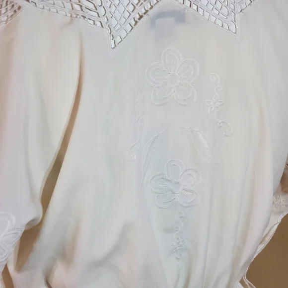 TWENTY ONE Off White Peasant Blouse - Picture 4 of 7